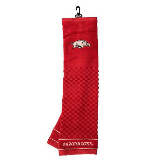 20410: Embroidered Golf Towel Arkansas Razorbacks